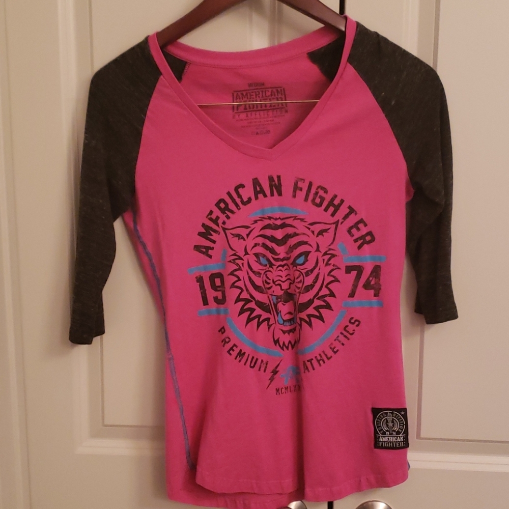 Affliction quarter sleeve top